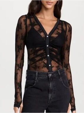 Free People Light Year Bodysuit